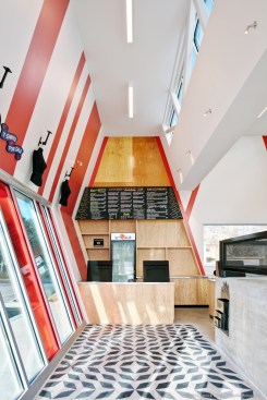 Torchy’s Tacos on SoCo designed by Chioco Design with steel fabrication and construction by The Salinas Group.