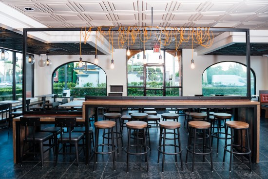 Ceilume ceiling panels are part of the Urban Edge concept that Taco Bell says is, “reflective of international high street style and is inspired by timeless design married with cutting edge urban sensibility.”