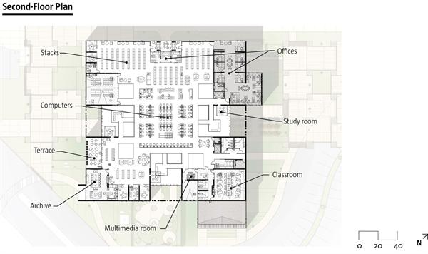 Second-floor plan.