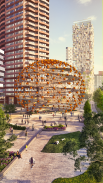 Parkshore Sculpture Square Render