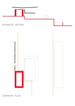photo 3: Schematic plan & section of the Concept.