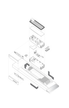 Exploded axonometric