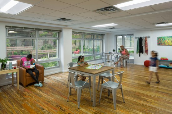 Interior view community room