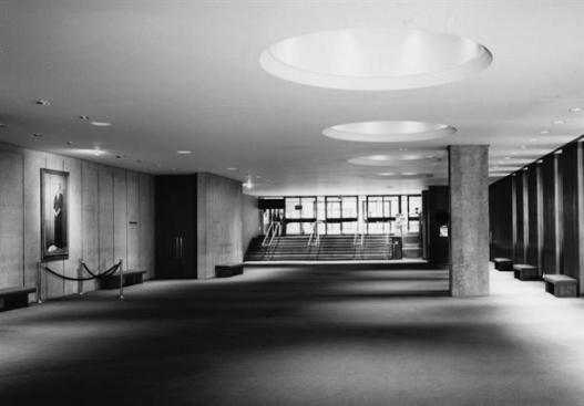 Early on, DS+R decided to draw many of the features in the new interiors out of the bones of the old: The original lobby was four feet below street level ...