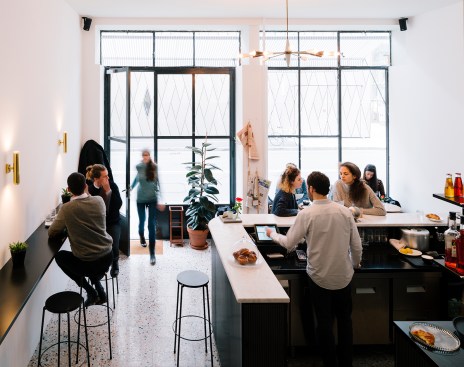 View from the staircase 