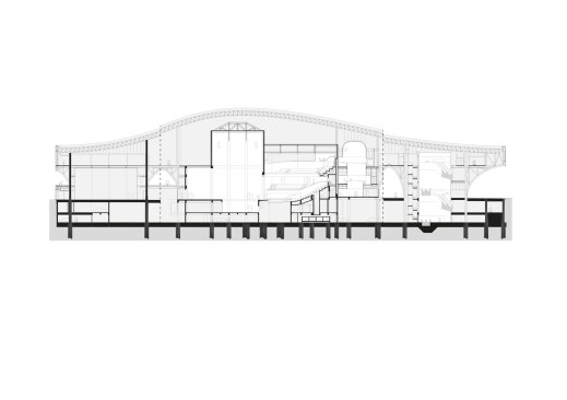 The Opera House (2236 seats) has vast fly wings above, backstage storage behind the stage and a vast underground technical storage facility.
