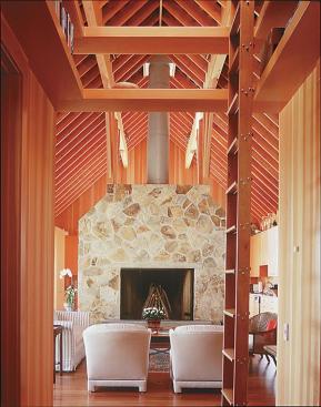 The homes open plan promotes a feeling of spaciousness.
