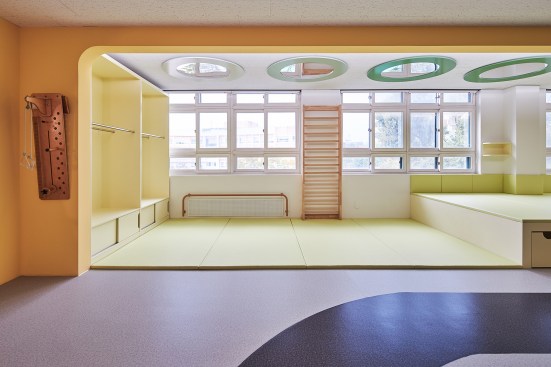 Physical Exercise Room: Floor Mat Area