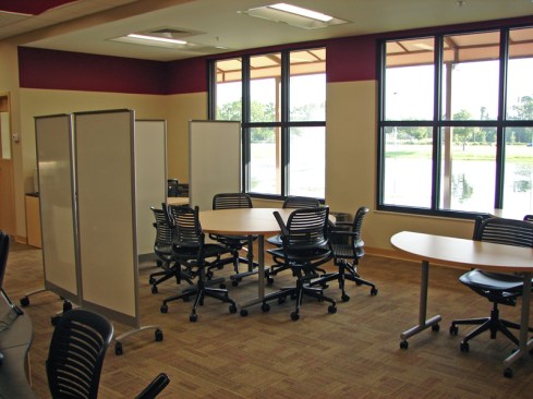 View of multi-configurable collaborative study area and natural light/views now available