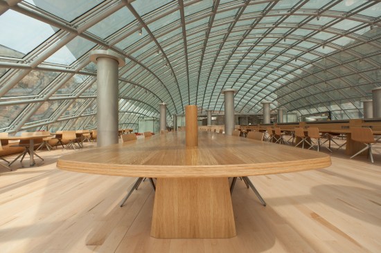 Dome interior, reading room