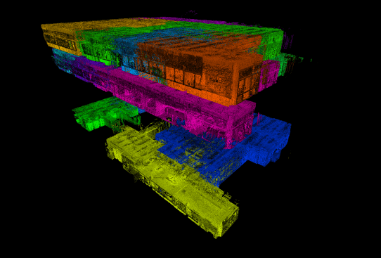 3D rendering of floor plan