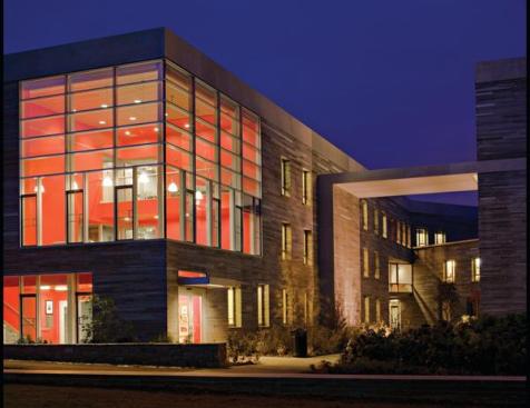 Each building is highlighted by corner fenestration that brings in light.