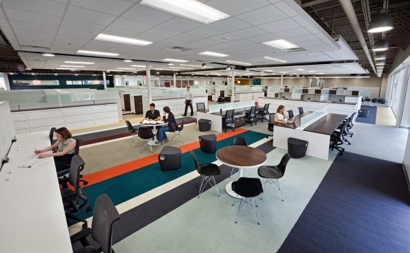 Open work space for School Administrative staff