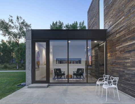 Exterior view to the north