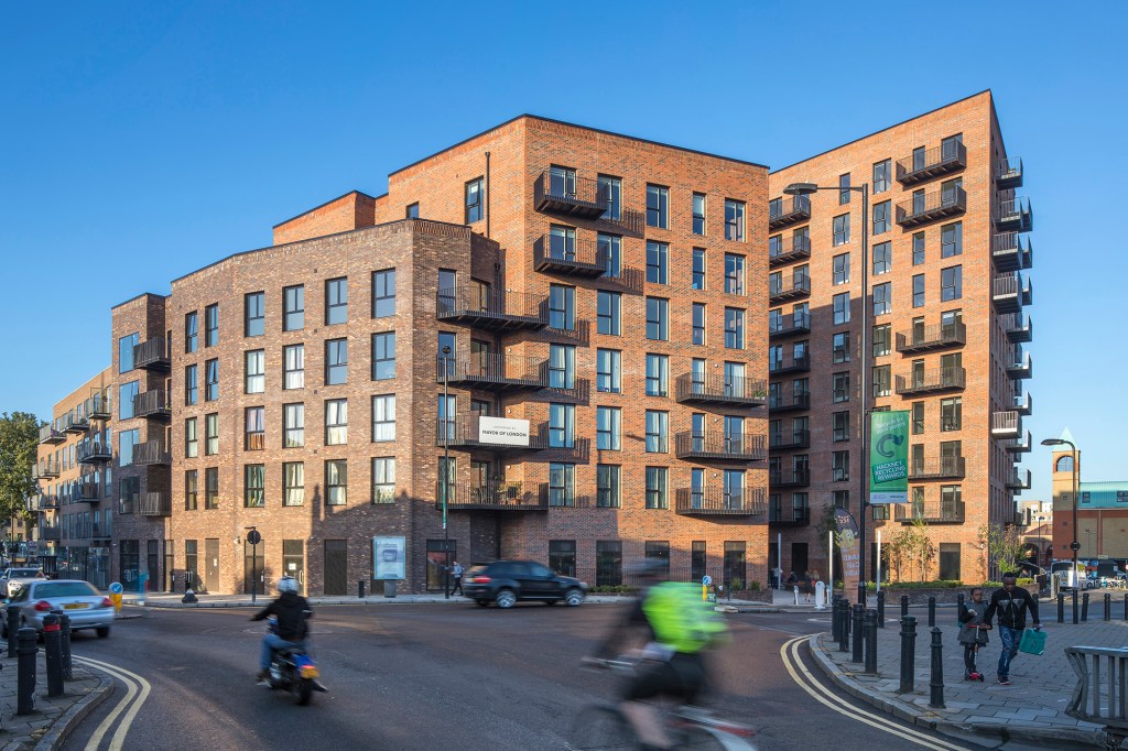 Dalston Works in London by Waugh Thistleton Architects is recognized as the world's largest CLT building.