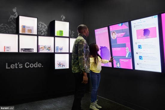 Black Girls Code lab, in New York, designed by Kurani