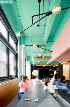 Black Girls Code lab, in New York, designed by Kurani