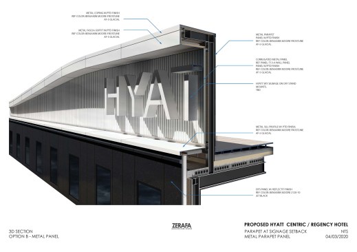 HYATT NF PARAPET EAST 3