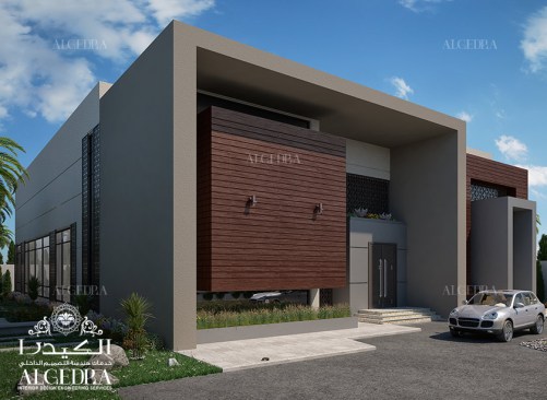 Modern villa architecture