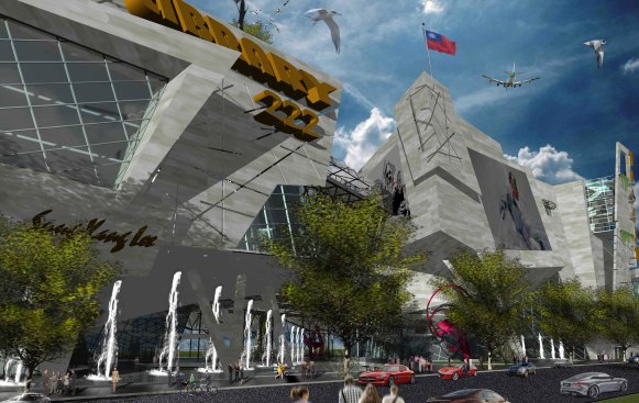 Southeast View Towards Plaza Entrance