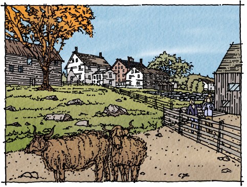 NEARBY VIEW FROM THE NEW COW BARN VISUAL STORAGE CENTER