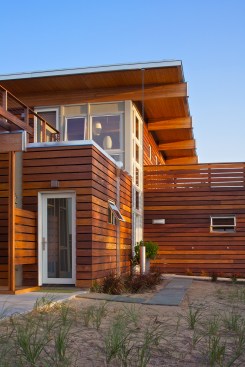 Vertical view of the South & East elevations