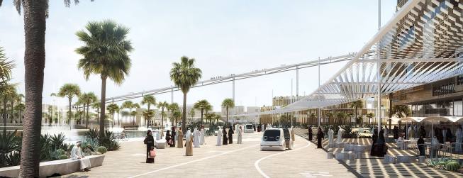King Salman Park, 3D rendering