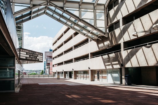 The DPAC parking garage