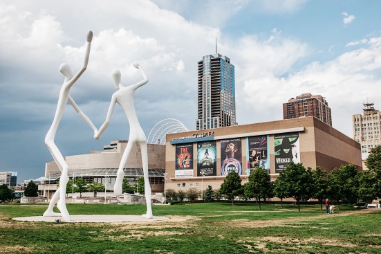 DPAC from sculpture garden