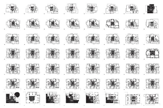 Herzog & de Meuron 56 Leonard Street, New York (2006–08). Floor plans. Digital drawing files. The Museum of Modern Art, New York. Gift of the Jacques Herzog and Pierre de Meuron Kabinett.