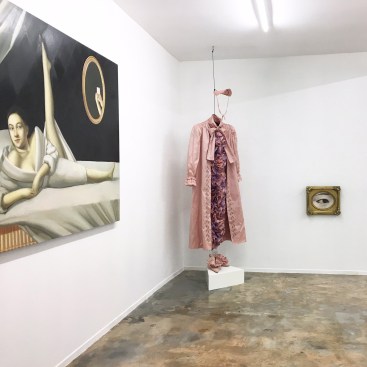 "Of Purism," at the Nina Johnson Gallery was curated by the principals of Charlap Hyman & Herrero, and features work by artist Anna Weyant and fashion designer Batsheva Hay, among others.