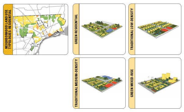 Land use proposals from Detroit Future City