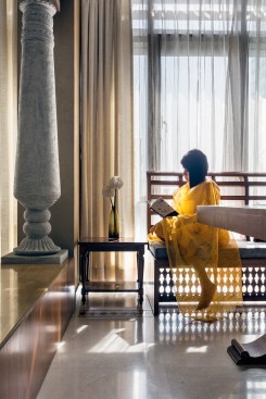 Traditional Chettinad pillars 
