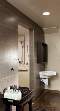 ACeramic wall tileCeramiche Caesarwww.caesar.itLarge square and rectangular ceramic tile suitable for wall-mount applications• Company makes a broad line of ceramic tile in a variety of colors and textures and glaze finishes• Most are suitable for horizontal or vertical application• Standard sizes and trim pieces available