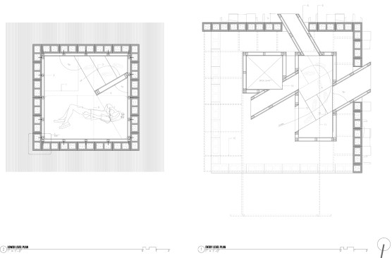 Plans for Etchell's dwelling