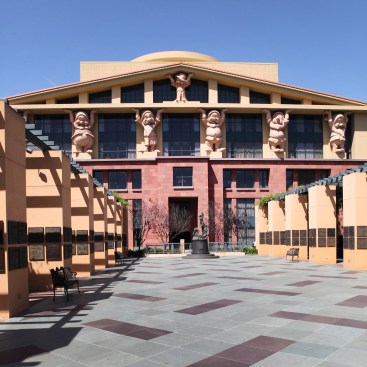 Michael Graves' Michael Eisner Building at Disney Studios in Burbank, Calif.