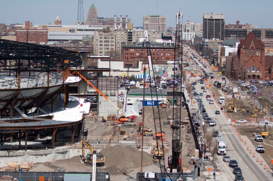 District Detroit under construction