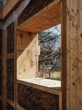 New Framework’s straw structural insulated panels (S-SIP’s)