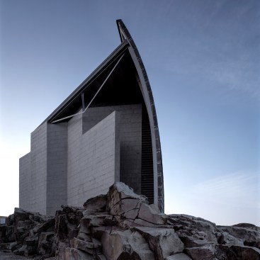 DomusāInteractive museum of Man (1995) in Galicia, Spain, designed by Arata Isozaki, Hon. FAIA, and CĆ©sar Portela