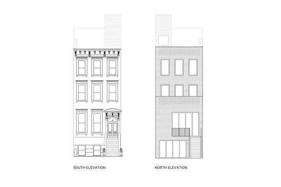 Double Stoop House. New York. Model Practice