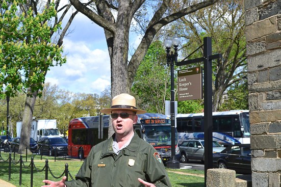 National Park Service ranger Michael Kelly