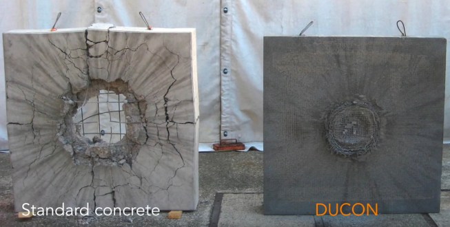 Ducon's blast-resistant concrete