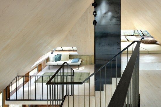 Living spaces upstairs