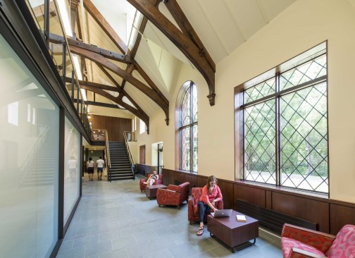 first floor community atrium.