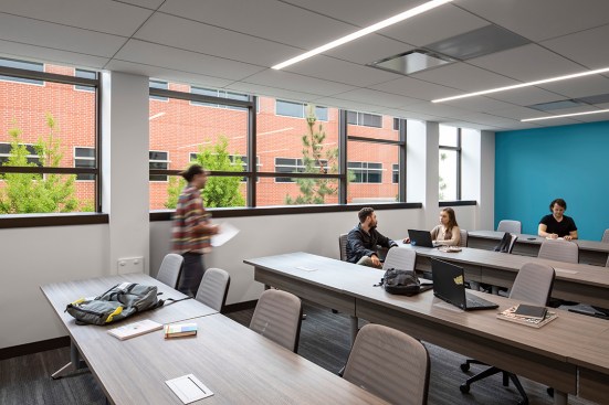 Shared spaces provide resources for a variety of academic programs.