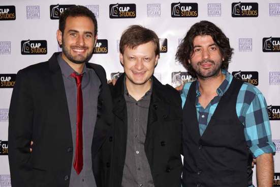 Clap Studios, Sound Supervisor, Daniel Jaramillo, Head of Post-Production, Daniel Vásquez, and CEO/Producer, Gabriel J. Pérez.