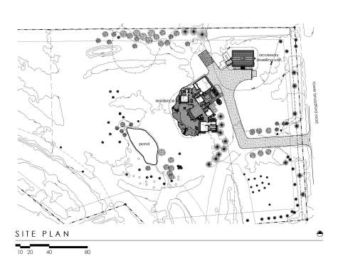 Site+plan+of+Lower+Broadford+Residence+by+Michael+Doty+Associates%2c+Architects.+