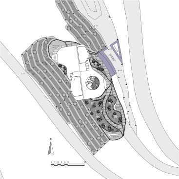Layout of the Yoga Shala Building and the Tea House Cave Building