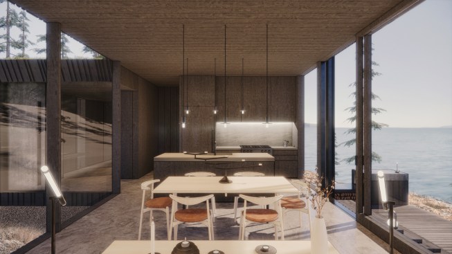 Blakely Island Retreat - Dining and Kitchen