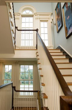 Stair hall at Chadsworth Cottage